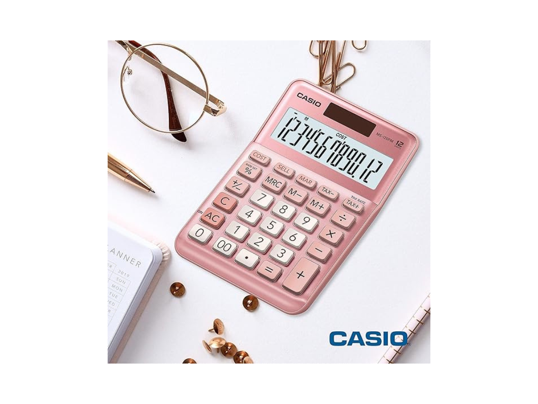 Buy Casio MS-120FM-PK-W-DP Digital Mini Desktop Calculator Pink, in Qatar Buy Casio MS-120FM-PK-W-DP Digital Mini Desktop Calculator Pink, in Qatar